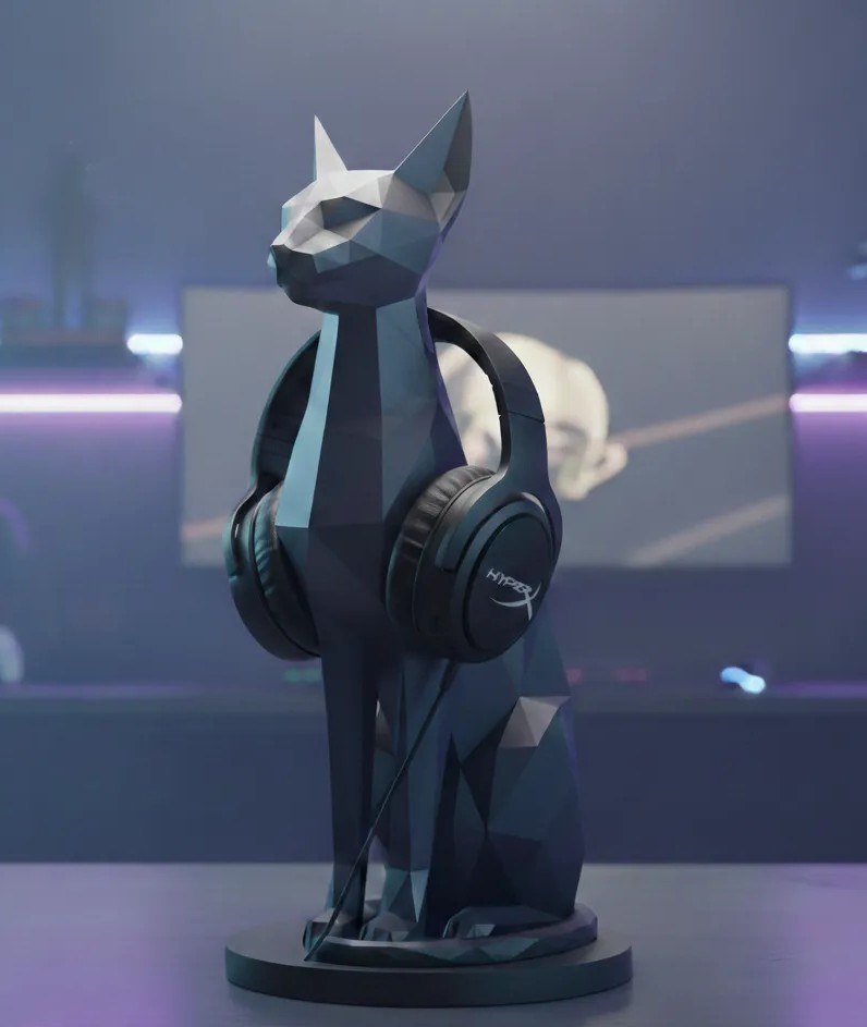 🐱 Support Casque